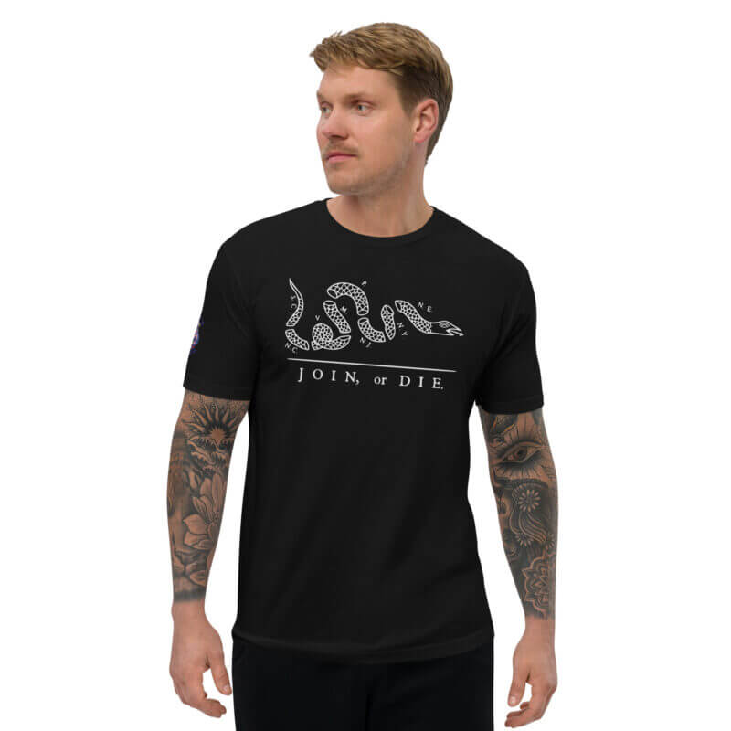 White Join Or Die Short Sleeve T-shirt