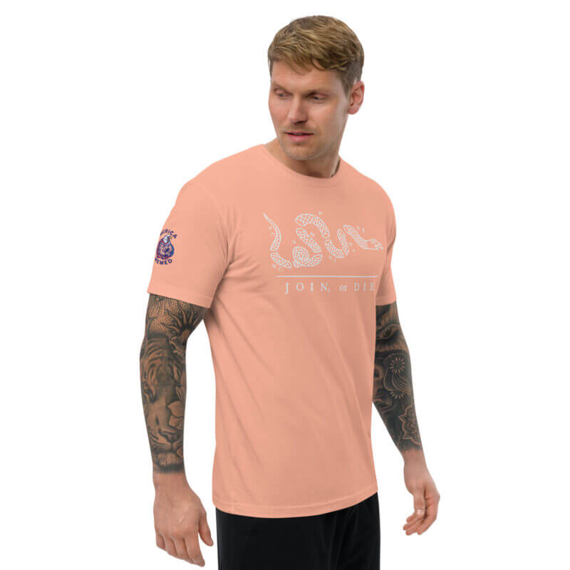White Join Or Die Short Sleeve T-shirt - Image 15