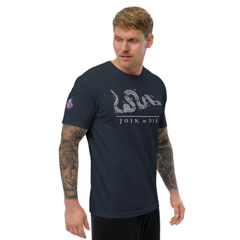 White Join Or Die Short Sleeve T-shirt - Image 6