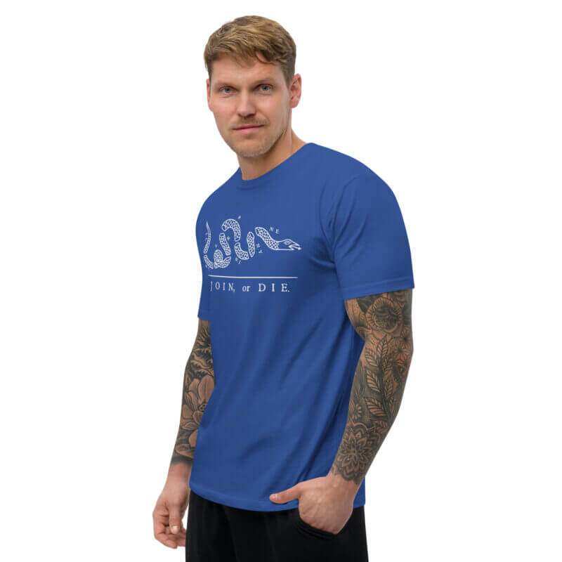 White Join Or Die Short Sleeve T-shirt - Image 11