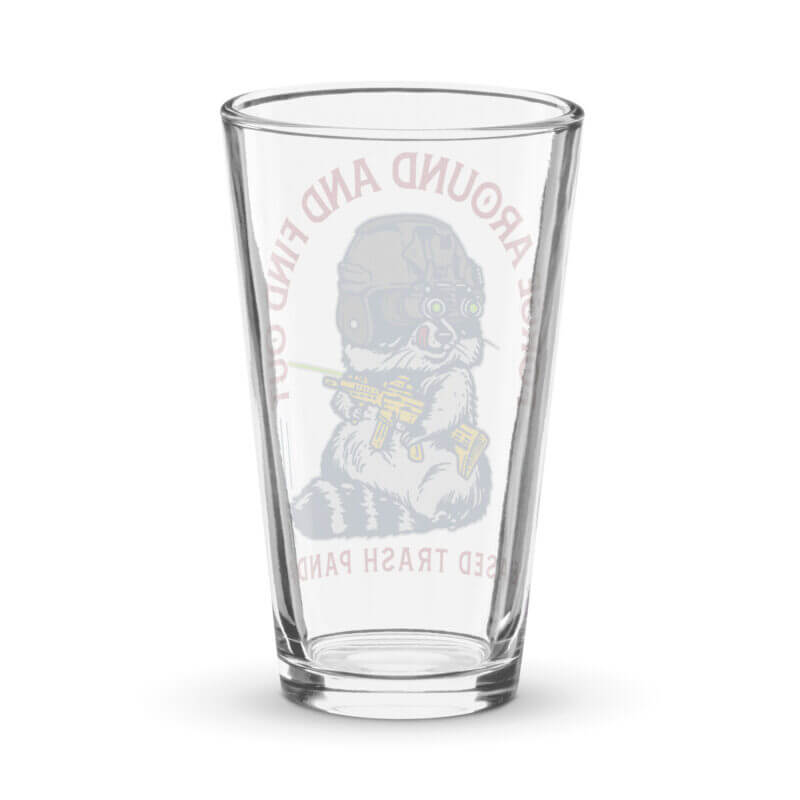 Forge Around And Find Out Shaker pint glass - Image 2