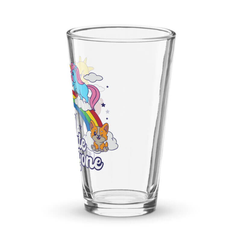 I Hate Everyone Shaker pint glass - Image 4