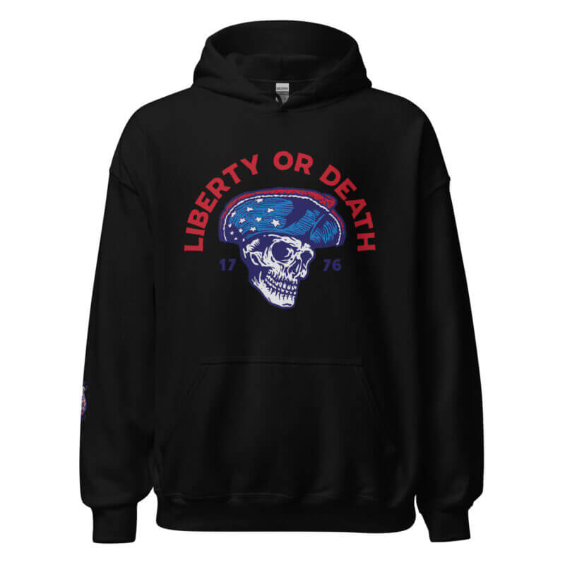 Liberty Or Death Unisex Hoodie - Image 2