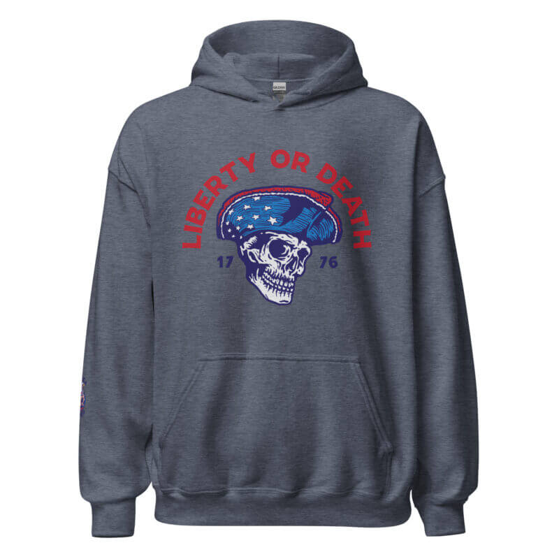 Liberty Or Death Unisex Hoodie - Image 23