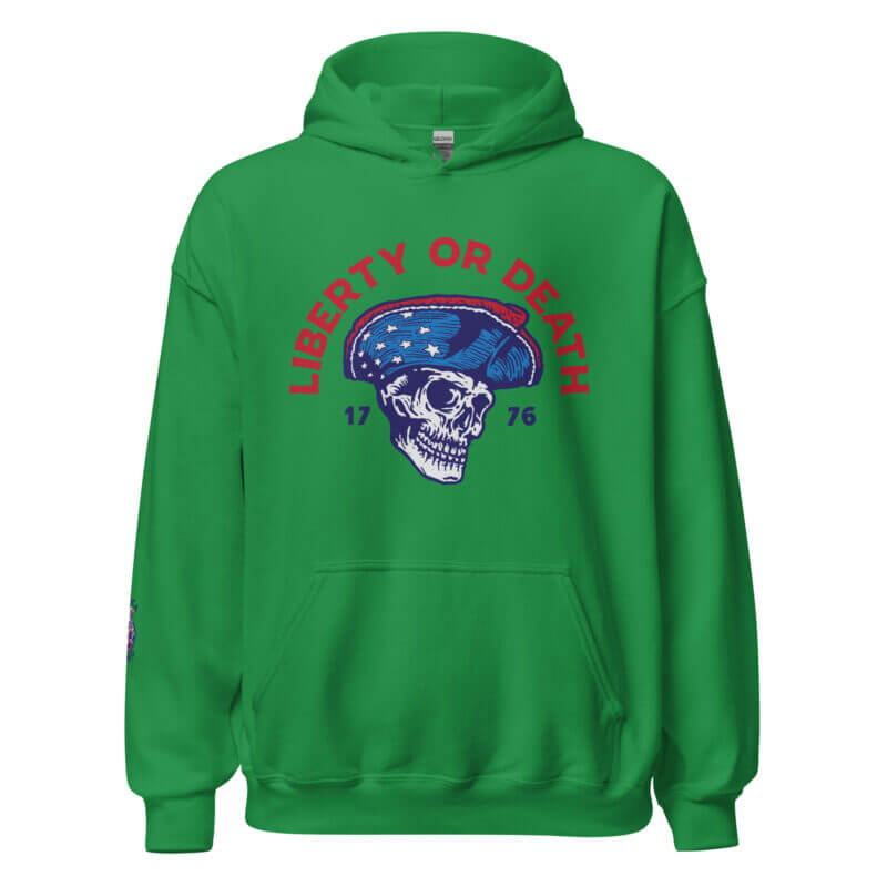 Liberty Or Death Unisex Hoodie - Image 26