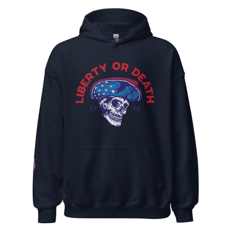 Liberty Or Death Unisex Hoodie - Image 5