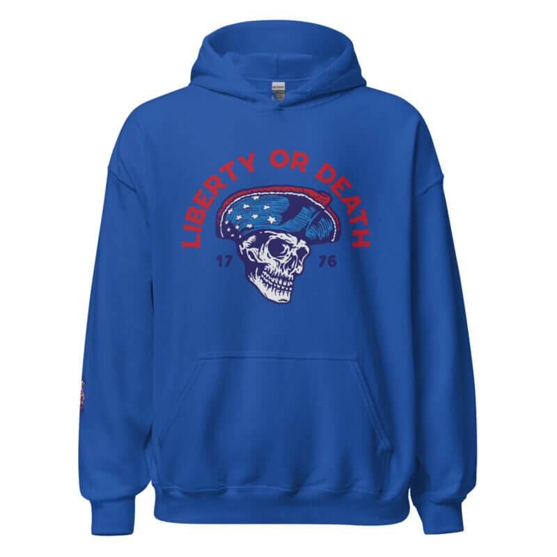 Liberty Or Death Unisex Hoodie - Image 17